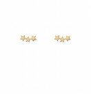 Timi Of Sweeden Three Star Earrings 02-gold Plataed thumbnail