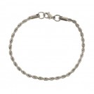 Timi Of Sweeden Eden - Twisted Chain Bracelet Stainless Steel - Silver thumbnail