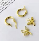 Ella & Pia Dragonfly Earring 18k Gold thumbnail