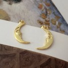 Ella & Pia Moon Earrings 18k Gold thumbnail
