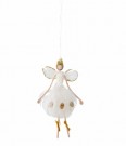 Bloomingville Nate Ornament White Feather thumbnail
