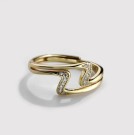 Ella & Pia Zarah Ring 18k Gold Adjustable thumbnail