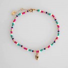 Timi Of Sweeden Cowrie Shell And Beads Anklet - Gold thumbnail