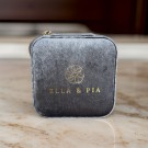 Ella & Pia Velvet Jewelry Gift Box Gray thumbnail