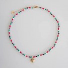 Timi Of Sweeden Mermaid Shell And Beads Necklace - Gold thumbnail