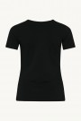Claire Woman Alanis Basic T-shirt Logo Black thumbnail