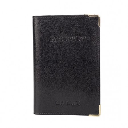 The Monte Passport Cover Black