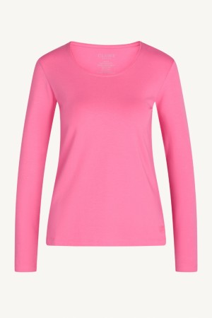 Claire Woman Aileen T-shirt Long sleeve Pink Power 