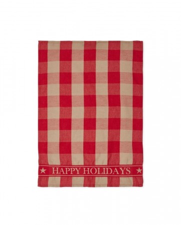 Lexington Happy Holidays Organic Cotton/linen Kitchen Towel