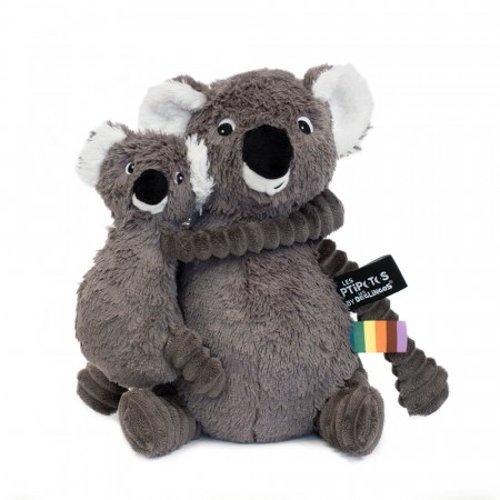 Les Deglingos Koala m. Baby Grå