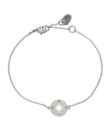 Timi Of Sweeden Compass Bracelet 01 Silver Finishing