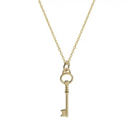 Ella & Pia Key Necklace 18k Gold