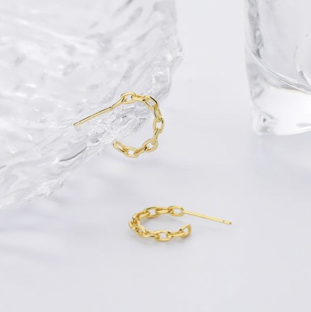 Ella & Pia Silje Earrings 18K Gold