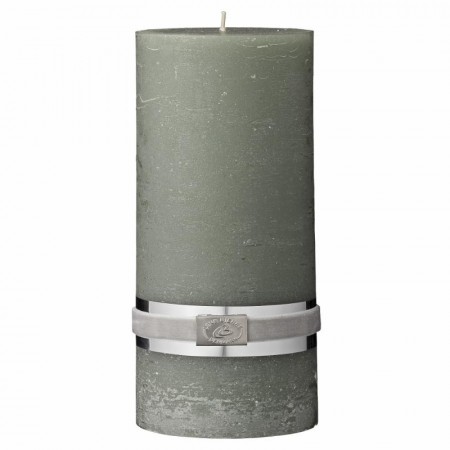 Lene Bjerre Rustic Candle Large Dusty Green