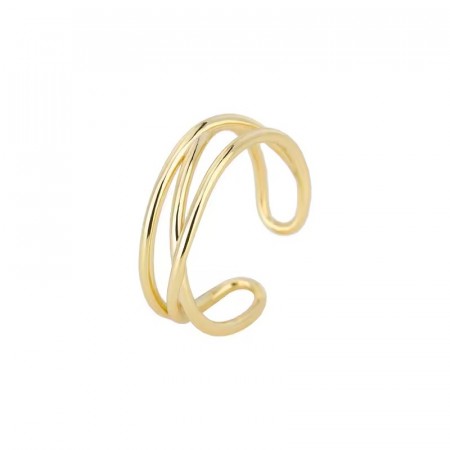 Ella & Pia Wilma Ring 18k Gold One Size