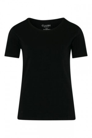 Claire Woman Allison Basis T-shirt Black