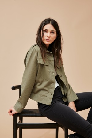 Freequent Orion Jacket Dusty Olive 