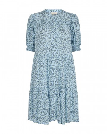Freequent Adney Dress Chambray Blue Mix 