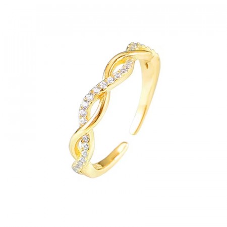 Ella & Pia Stay Ring 18k Gold One Size