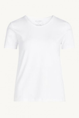 Claire Woman Allison Basis T-shirt White