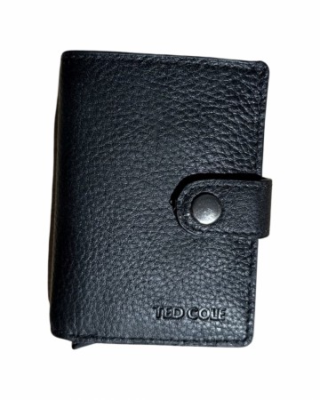 Ted Cole Cardholder Button Black