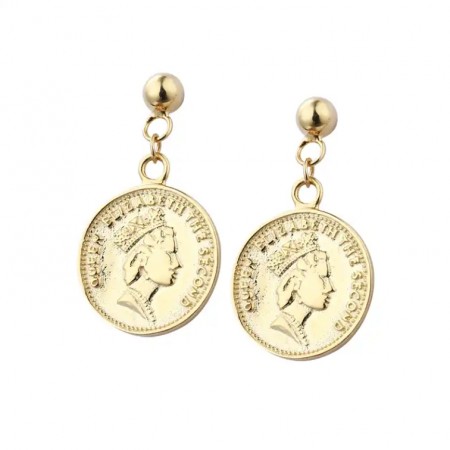 Ella & Pia Medalion Ear 18k Gold