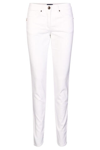 Lekre jeans i superstretch-denim med fine detaljer. Modellen er en Louise-passform, med vanlig midje og rette ben samt push-up effekt ved bakdelen. Dette produktet er produsert i EU.

65,5% Bomull 31% PL 3,5% Lycra