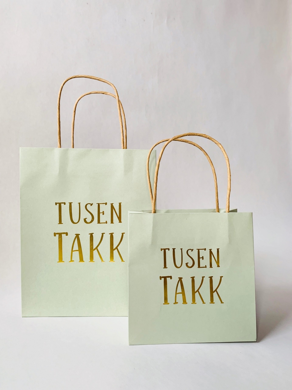Søt gavepose fra Trend Design i papir. 